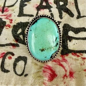Silver and Turquoise Ring
